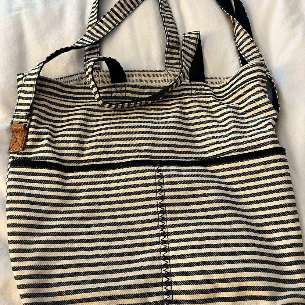 Thirty One Striped Tote Bag